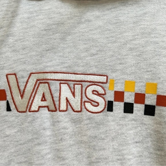 Vans Cropped Banded Hoodie Sweater, Size Small - Picture 6 of 9